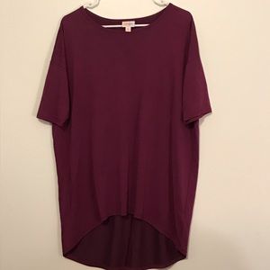 Solid Purple LuLaRoe Irma